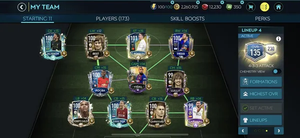 FIFA Mobile - Overall (OVR)